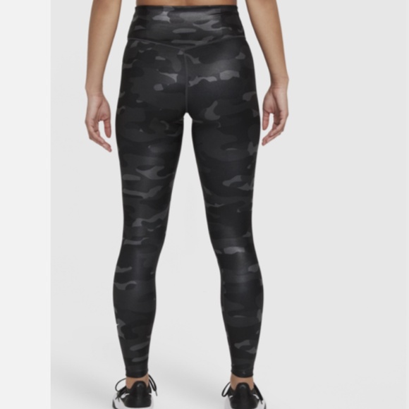 NIKE Dri-FIT One Plus Size Mid-Rise Camo-Print Leggings DJ6656-070 2X-3X NWT $70 - Picture 2 of 2